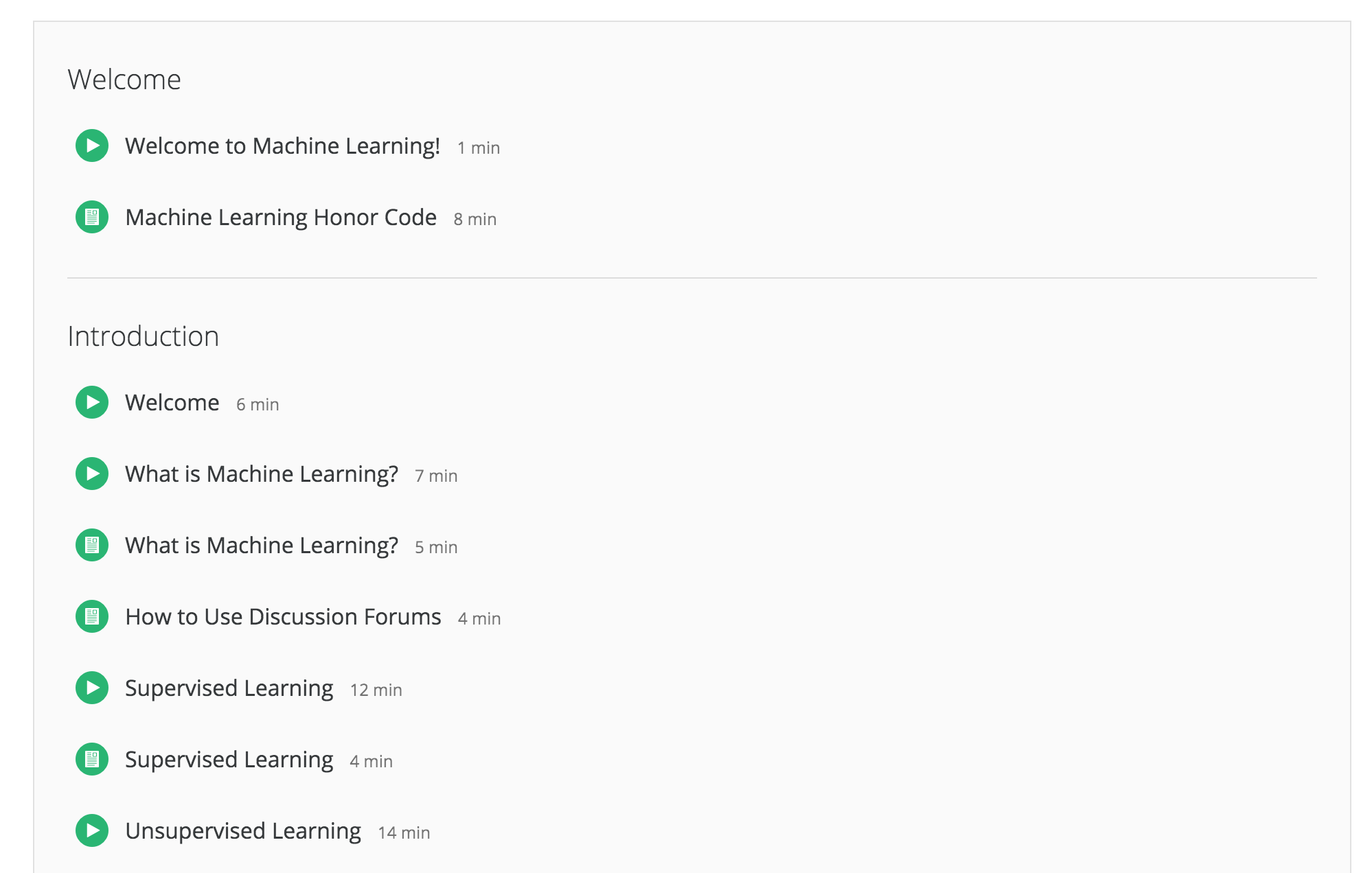 Started to study Coursera Machine Learning course by Stanford Univ ...